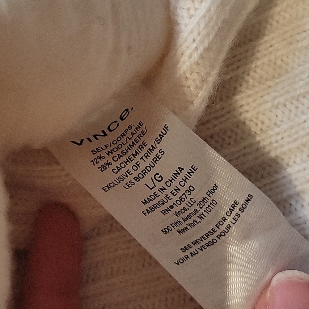 Vince wool/cashmere blend Turtleneck - Picture 3 of 5